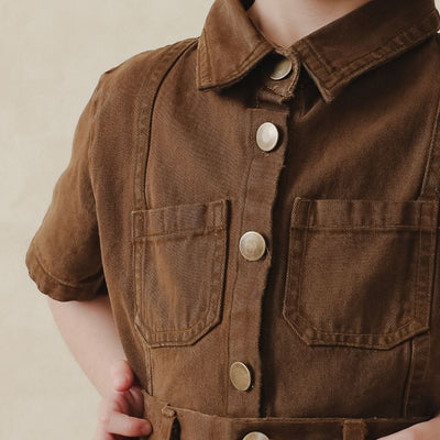 ZIEL x VERENA - Shinobu Top Atasan Denim Premium Couple Mom & Kids