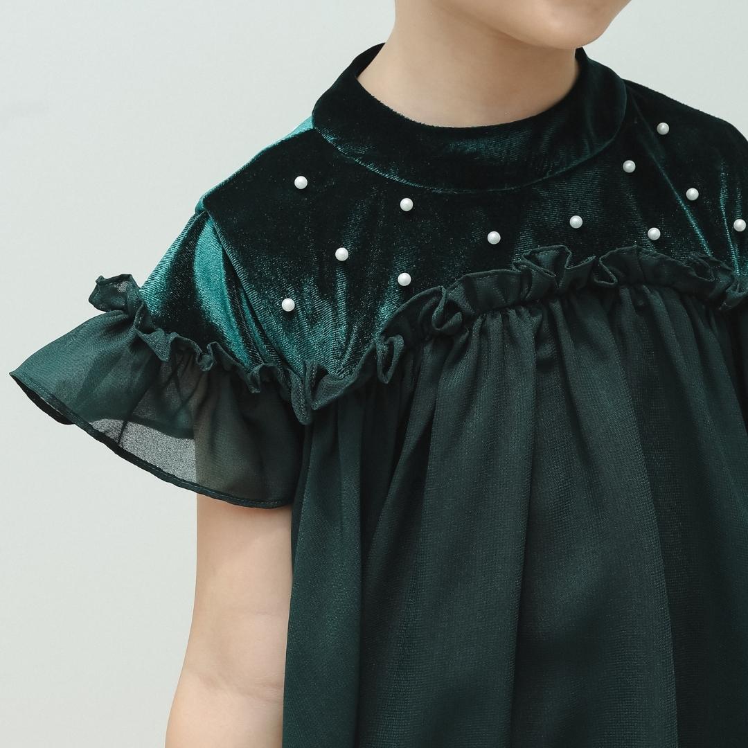ZIEL KIDS - Stella Dress Terusan Chiffon Premium Couple Mom & Girl