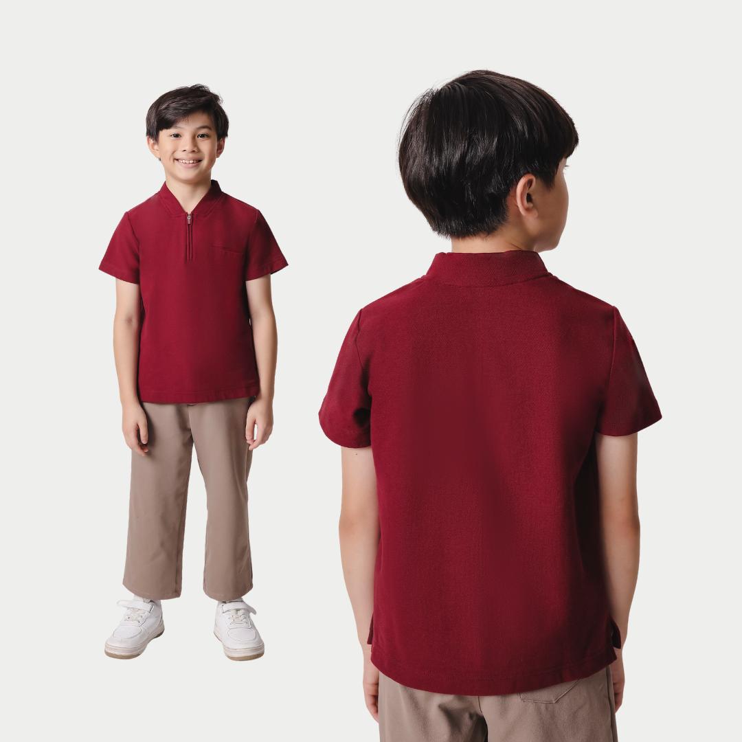 ⁠ZIEL KIDS - Taeho Top | CNY 2026 | Atasan Cheongsam Qipao Cotton Premium | Couple Dad & Boy