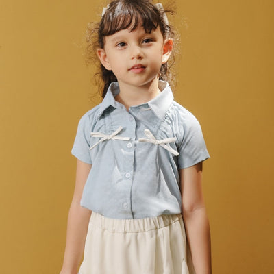 ZIEL KIDS - Vania Top Baju Anak Perempuan Atasan Cotton Premium