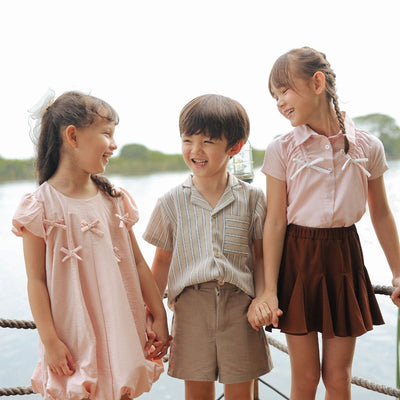 ZIEL KIDS - Vania Top Baju Anak Perempuan Atasan Cotton Premium