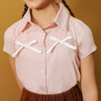 ZIEL KIDS - Vania Top Baju Anak Perempuan Atasan Cotton Premium