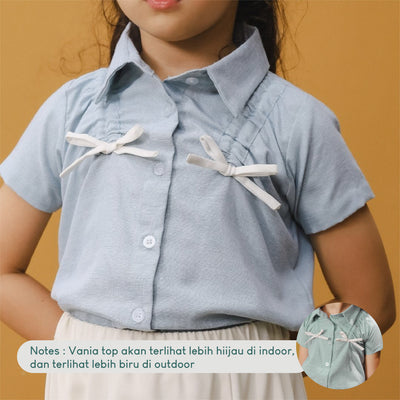 ZIEL KIDS - Vania Top Baju Anak Perempuan Atasan Cotton Premium