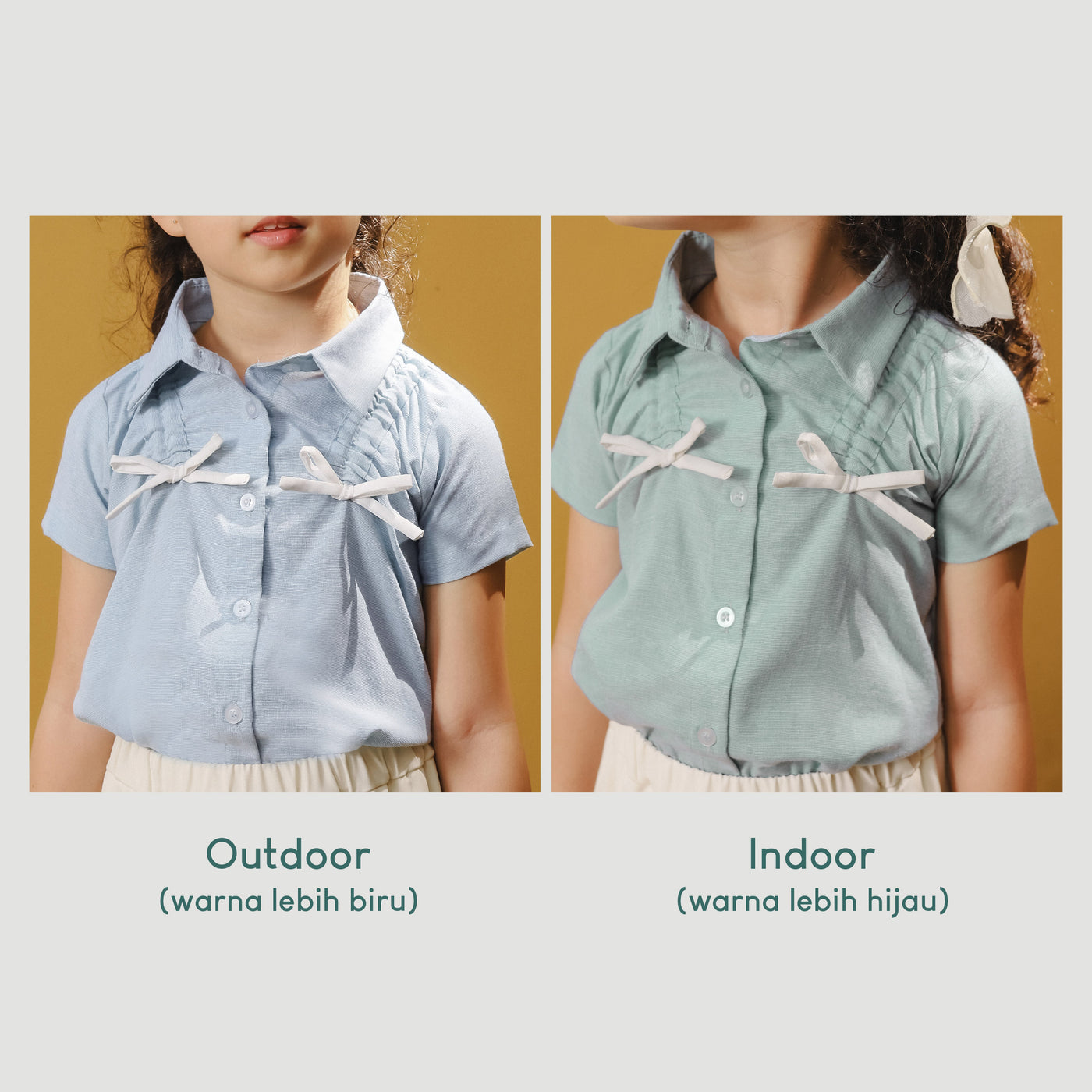 ZIEL KIDS - Vania Top Baju Anak Perempuan Atasan Cotton Premium