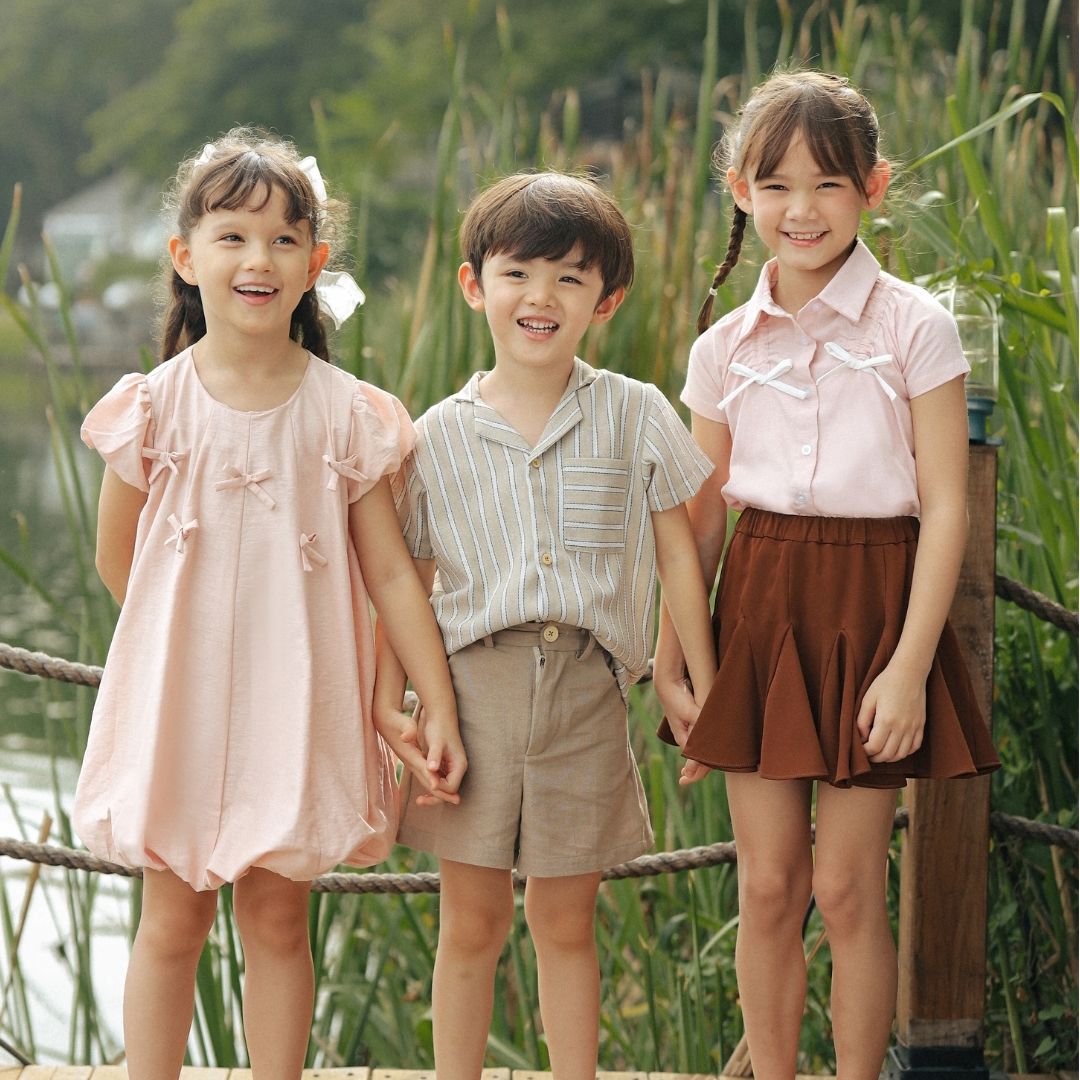ZIEL KIDS - Vineta Dress Anak Perempuan Baju Terusan Knit Premium