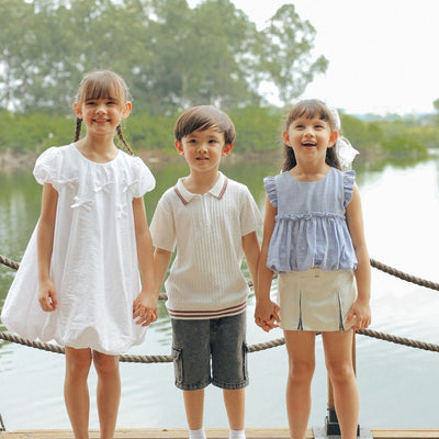 ZIEL KIDS - Vineta Dress Anak Perempuan Baju Terusan Knit Premium