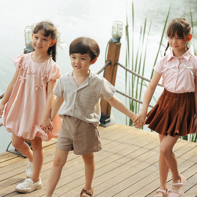 ZIEL KIDS - Vineta Dress Anak Perempuan Baju Terusan Knit Premium