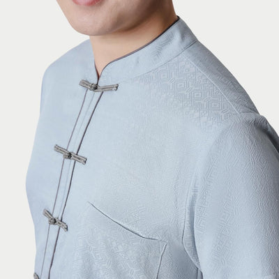 ⁠ZIEL KIDS - Yong Cheongsam | CNY 2026 | Atasan Qipao Rayon Dobby Premium | Couple Dad & Boy