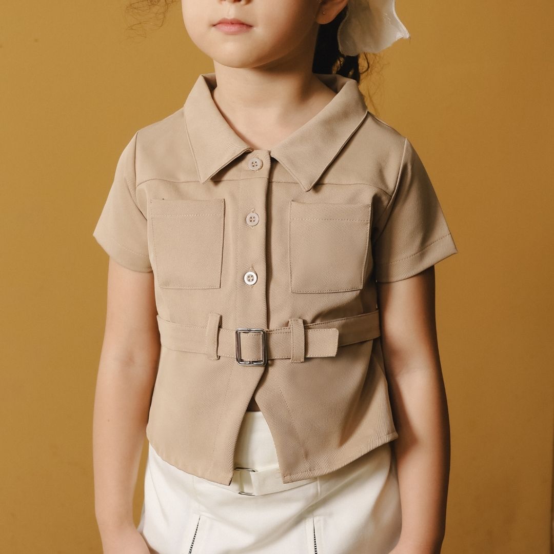 ZIEL KIDS - Zenya Top Baju Anak Perempuan Atasan Premium Girls & Mom