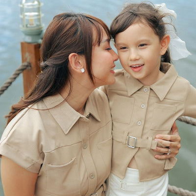 ZIEL KIDS - Zenya Top Baju Anak Perempuan Atasan Premium Girls & Mom