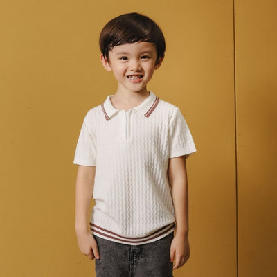 ZIEL KIDS - Zever Top Baju Anak Laki-Laki Atasan Premium