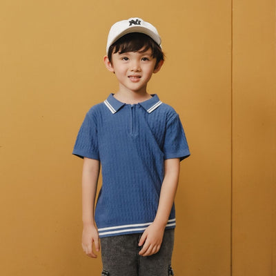 ZIEL KIDS - Zever Top Baju Anak Laki-Laki Atasan Premium