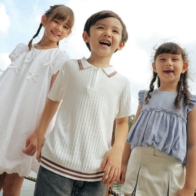 ZIEL KIDS - Zever Top Baju Anak Laki-Laki Atasan Premium