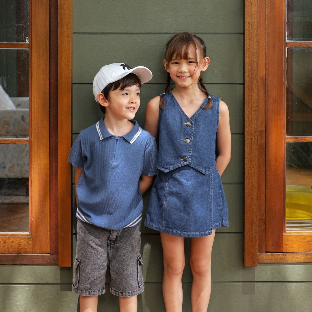 ZIEL KIDS - Zever Top Baju Anak Laki-Laki Atasan Premium