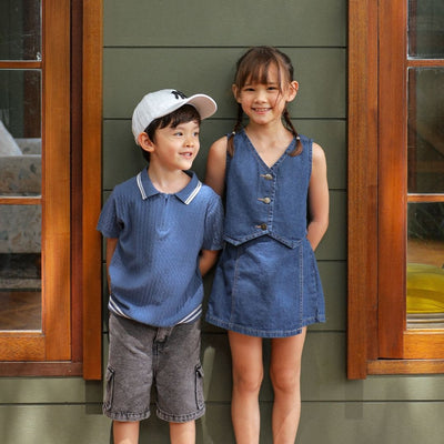 ZIEL KIDS - Zever Top Baju Anak Laki-Laki Atasan Premium