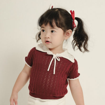 ZIEL KIDS - Cassandra Top Baju Anak Perempuan Atasan Katun Knit Premium
