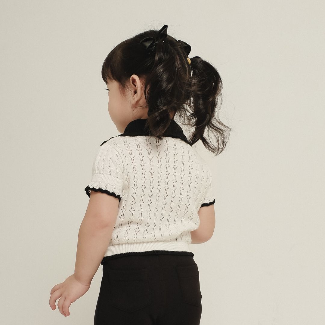 ZIEL KIDS - Cassandra Top Baju Anak Perempuan Atasan Katun Knit Premium