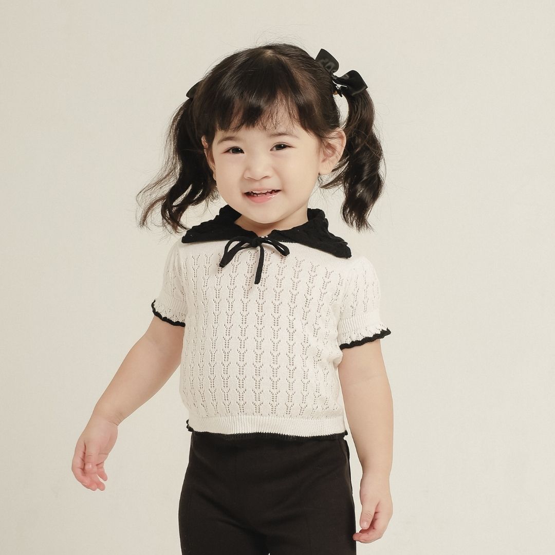ZIEL KIDS - Cassandra Top Baju Anak Perempuan Atasan Katun Knit Premium