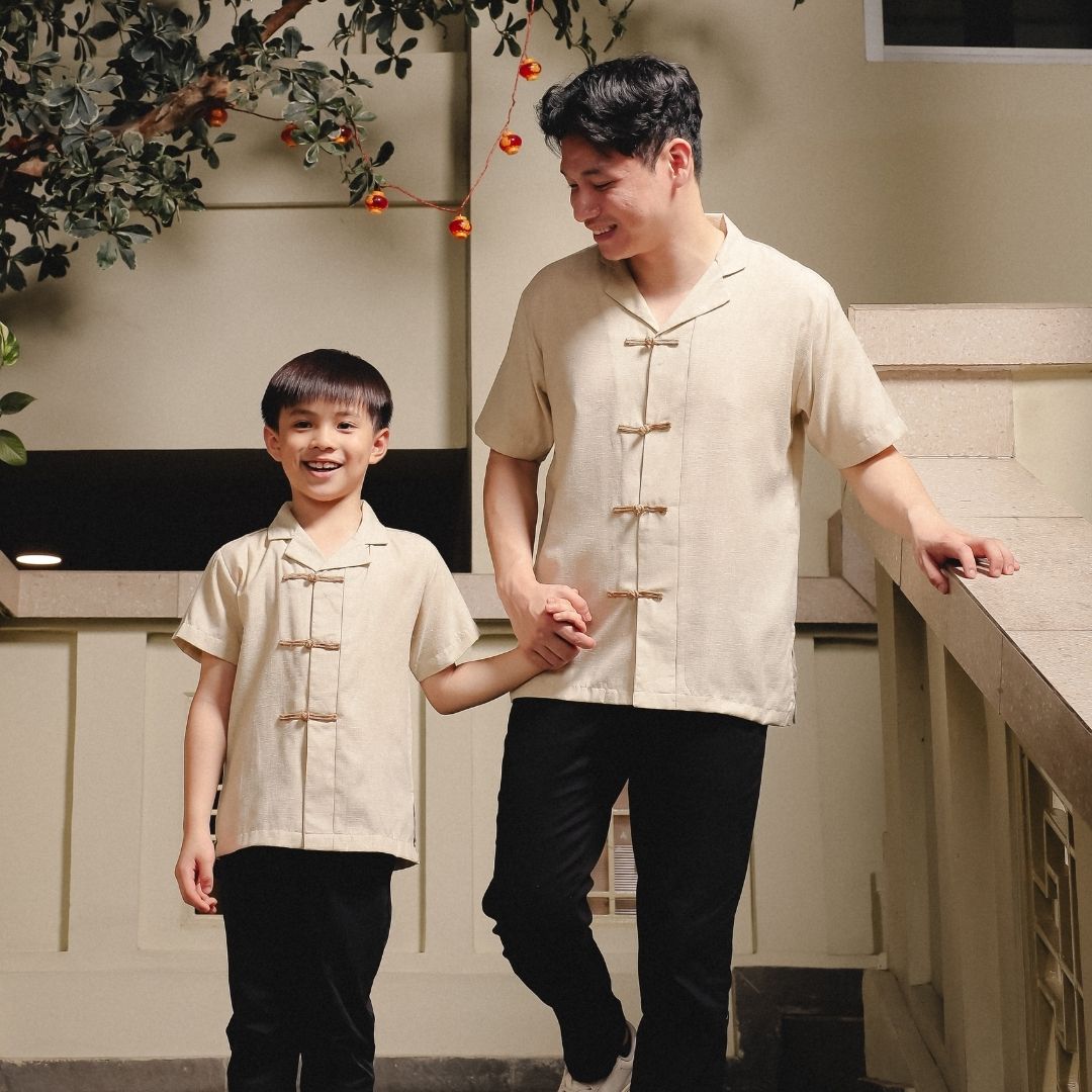 ZIEL KIDS - Hanjun Cheongsam | Cheongsam | Couple Dad & Boy