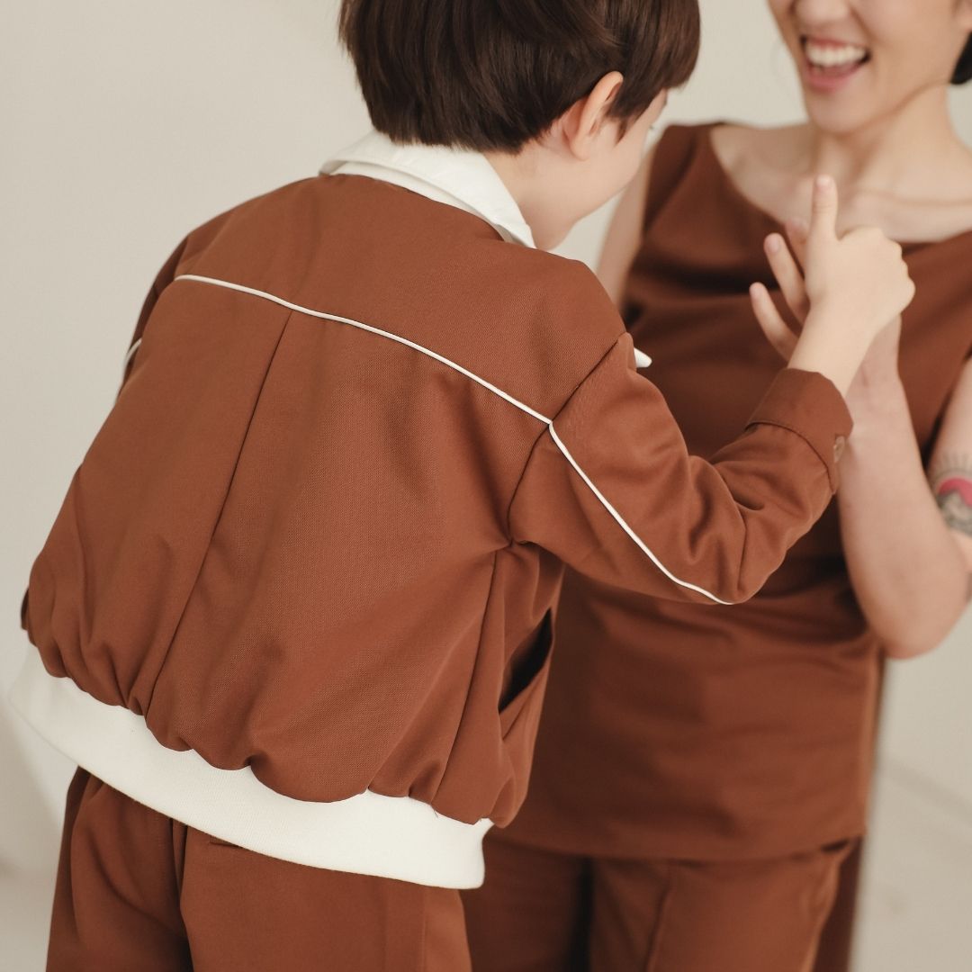 ZIEL x VERENA - Hayami Jacket Baju Anak Laki-Laki Semiwool Premium