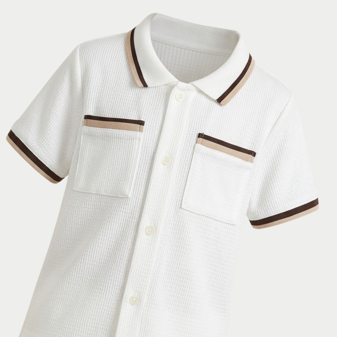 ZIEL KIDS - Jeno Set Baju Anak Laki-Laki Setelan Atas Bawah Knit Premium