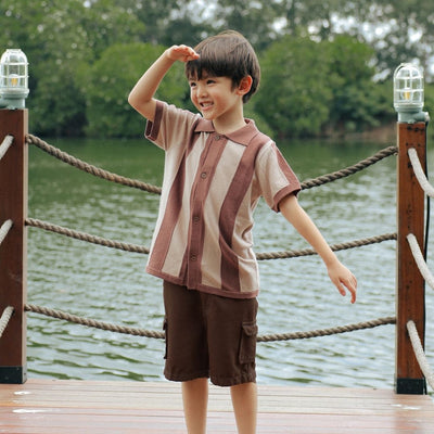 ZIEL KIDS - Matheo Top Atasan Baju Anak Laki-Laki Premium