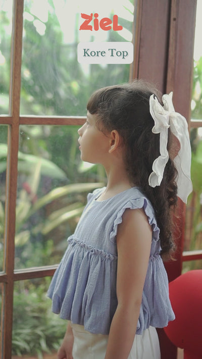 ZIEL KIDS - Kore Top Baju Anak Perempuan Atasan Cotton Premium