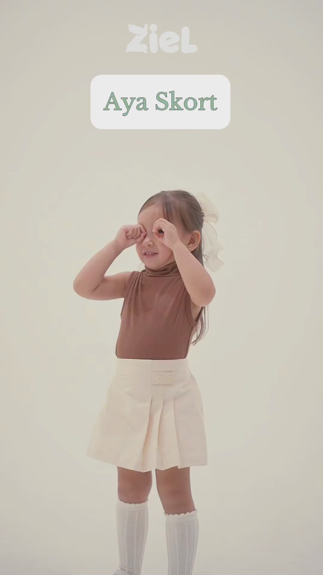 ZIEL KIDS - Aya Skort Anak Perempuan Rok Celana Bawahan Thick Katun Premium