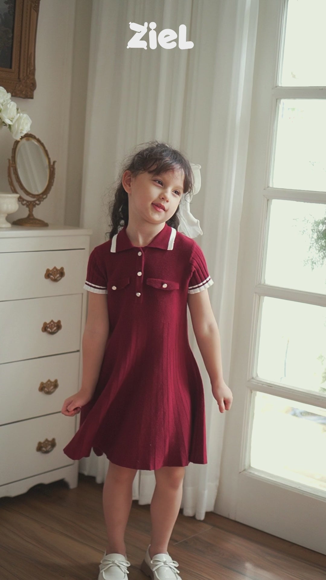 ZIEL KIDS - Jeje Dress Anak Perempuan Baju Terusan Viscose Premium