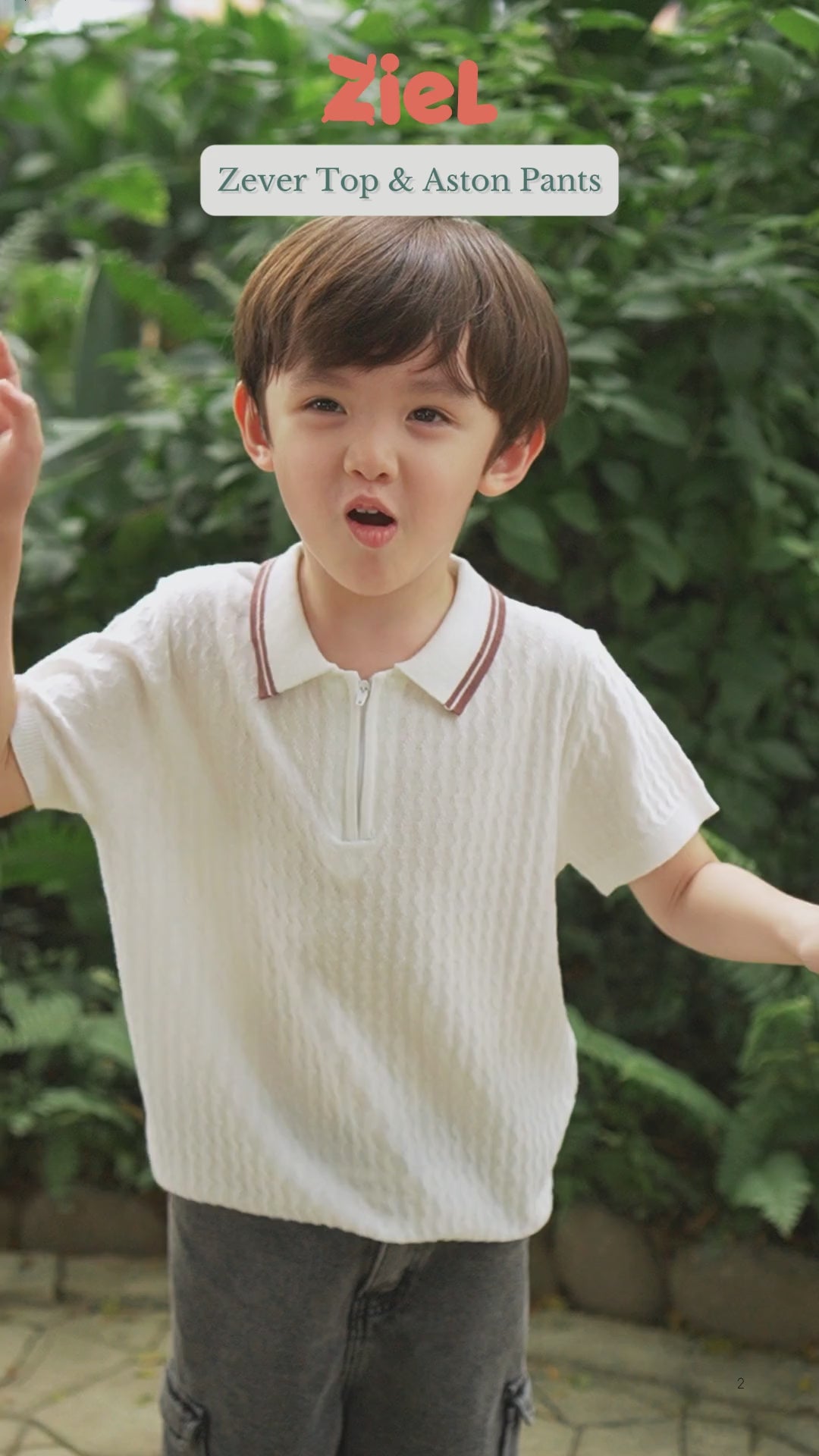ZIEL KIDS - Zever Top Baju Anak Laki-Laki Atasan Premium
