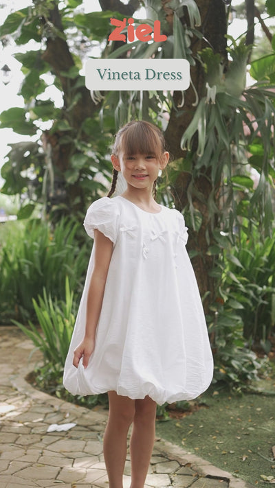 ZIEL KIDS - Vineta Dress Anak Perempuan Baju Terusan Knit Premium