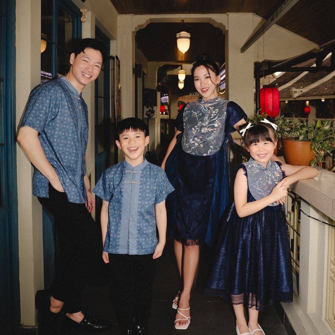 ZIEL KIS - Saeri Dress | Cheongsam | Couple Mom & Girl