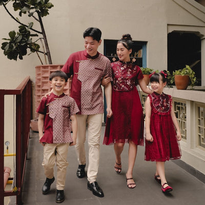 ZIEL KIS - Saeri Dress | Cheongsam | Couple Mom & Girl