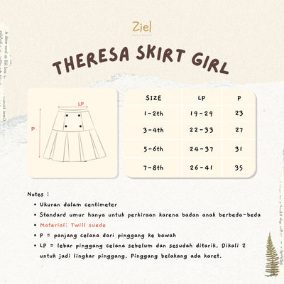 ZIEL KIDS - Theresa skirt / Rok couple ibu anak