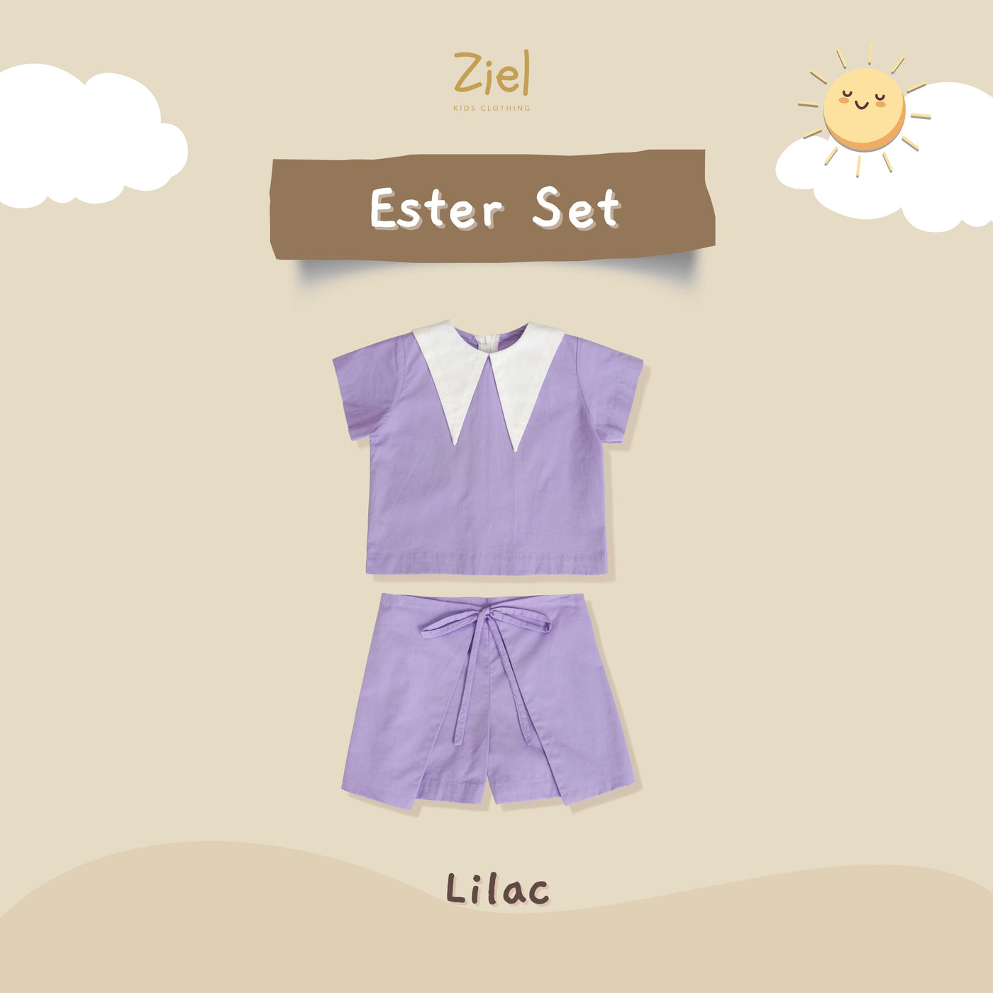 ZIEL KIDS X LETTERING AND LIFE - Ester Set