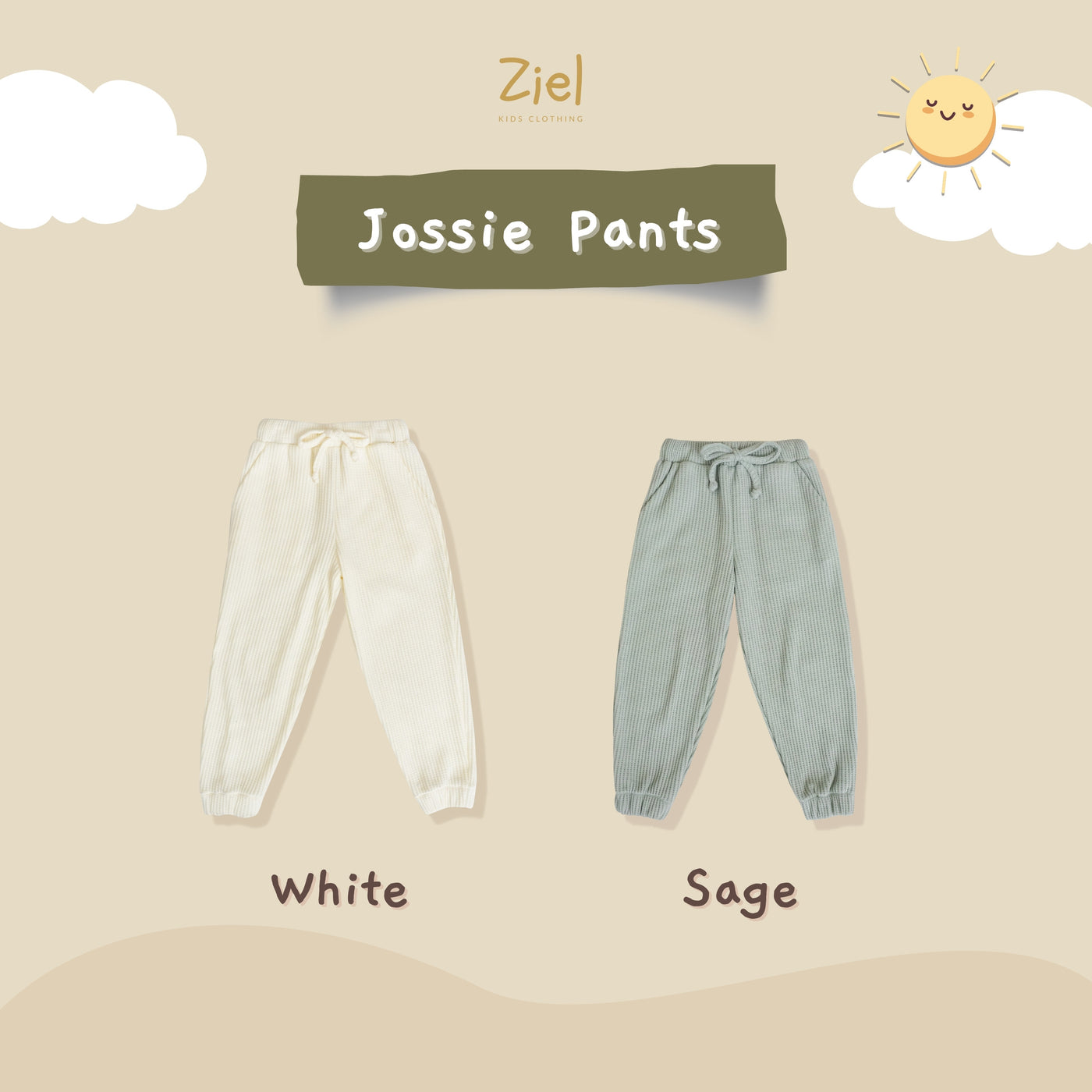 ZIEL KIDS X LETTERING AND LIFE - Jossie Pants