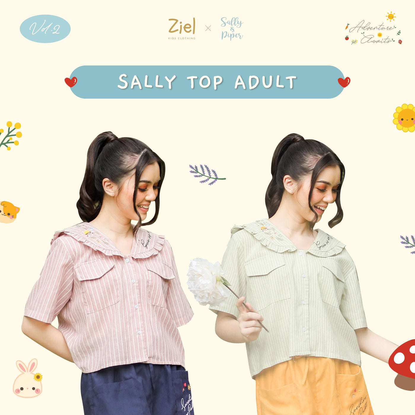 Ziel Kids X Sally&Piper - Sally Top