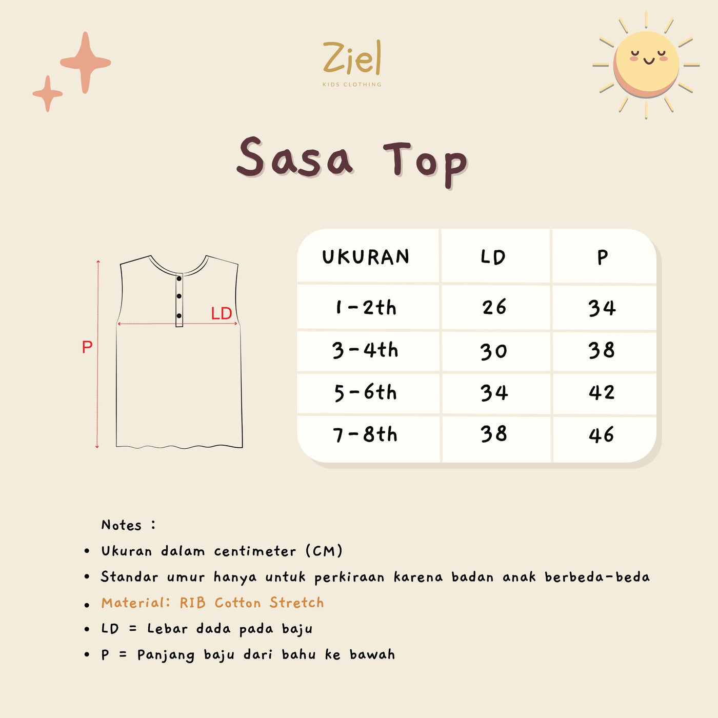ZIEL KIDS - SASA TANKTOP