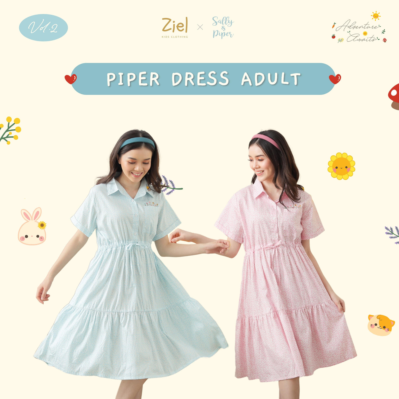 Ziel Kids X Sally&Piper - Piper Dress